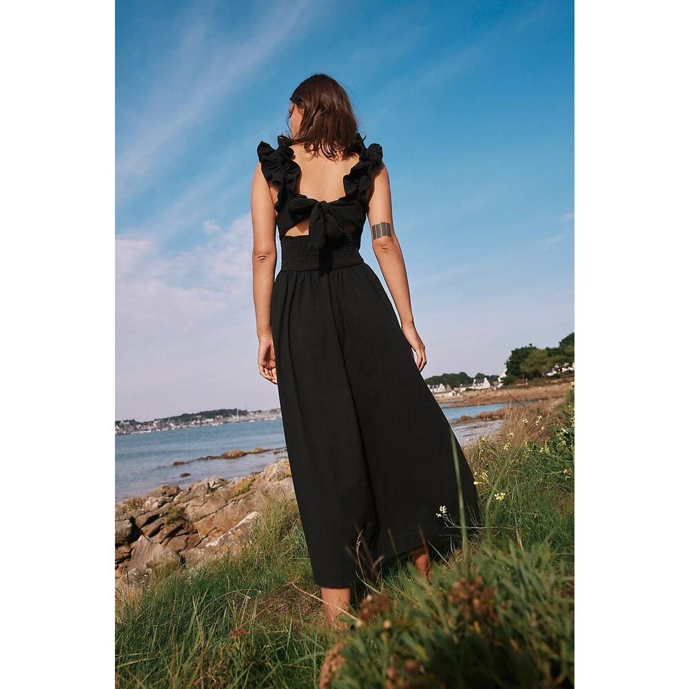 Free People Ruffle It Up Midi Dress NWT Small - Picture 2 of 5